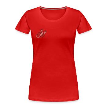 Skorpion - Frauen Premium Bio T-Shirt - Rot - Vorne - Mia (176cm)