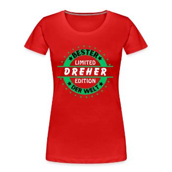 Best Turner in the World - Women's Premium Organic T-Shirt - red - Front - Mia (176cm)