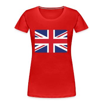 GROSS BRITANIEN - ENGLAND - BREXIT - Women's Premium Organic T-Shirt - red - Front - Mia (176cm)
