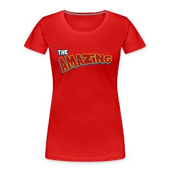 The amazing me - Women's Premium Organic T-Shirt - red - Front - Mia (176cm)