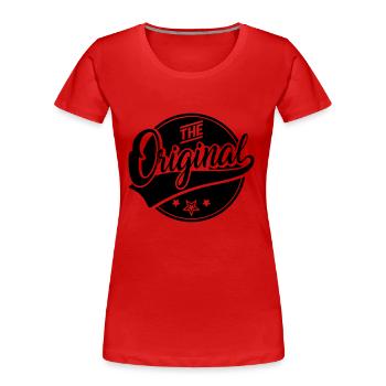 The Original - Das Original - The Remix - Familie - Women's Premium Organic T-Shirt - red - Front - Mia (176cm)