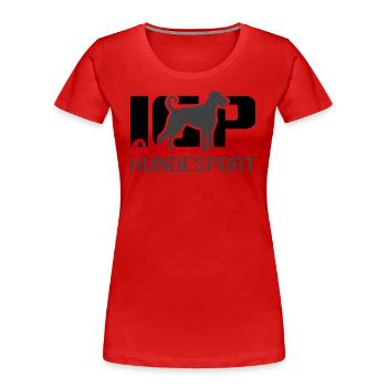 DOBERMANN IGP Hundesport Hunde Hund Wilsigns - Frauen Premium Bio T-Shirt - Rot - Vorne - Mia (176cm)