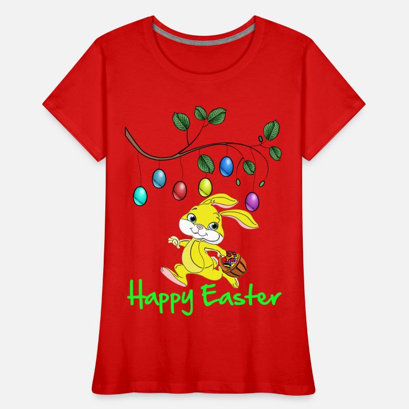 Easter Easter, happy easter, easter bunny, happy easter Women's Premium Organic T-Shirt
