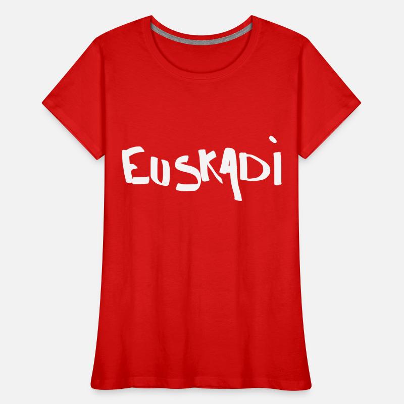 Euskadi Basque T-shirt bio Premium Femme