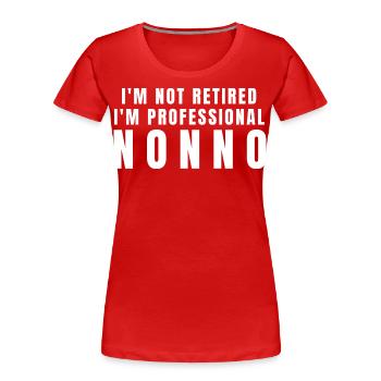 Nonno. Nonno Geschenk - Frauen Premium Bio T-Shirt - Rot - Vorne - Mia (176cm)
