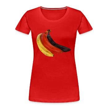 Banana republic - Women's Premium Organic T-Shirt - red - Front - Mia (176cm)