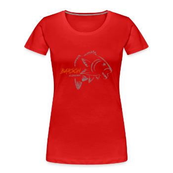 Perch Whisperer - Perch Fishing - Women's Premium Organic T-Shirt - red - Front - Mia (176cm)