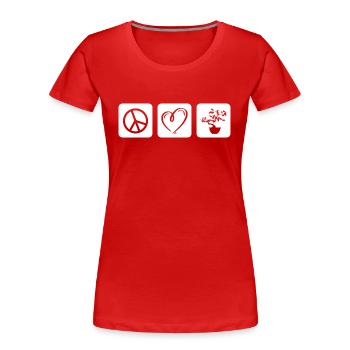 Bonsai Bonsai Love Bonsai Art Shohin - Women's Premium Organic T-Shirt - red - Front - Mia (176cm)