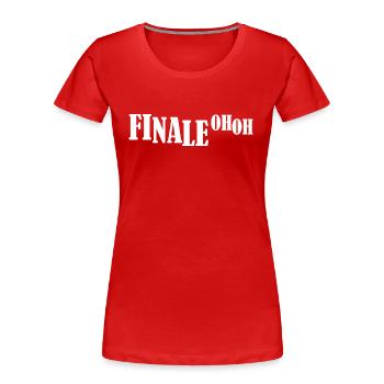 Finale | Fußball Volleyball Handball Turnier Fan - Frauen Premium Bio T-Shirt - Rot - Vorne - Mia (176cm)