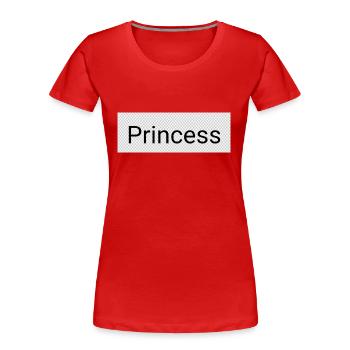 Princess - Women's Premium Organic T-Shirt - red - Front - Mia (176cm)