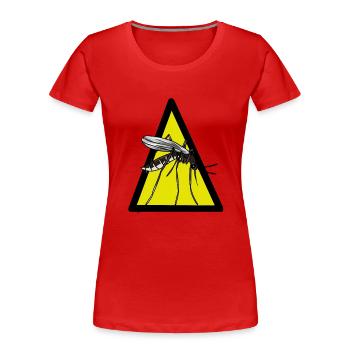 Mosquito mosquitoes insects insects mosquitoes - Women's Premium Organic T-Shirt - red - Front - Mia (176cm)