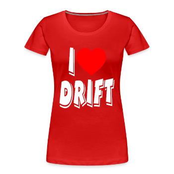 Auto - Frauen Premium Bio T-Shirt - Rot - Vorne - Mia (176cm)