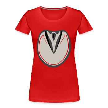 Huf Pferd für Hufpfleger - Frauen Premium Bio T-Shirt - Rot - Vorne - Mia (176cm)