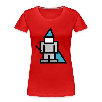 army soldier soldier knight world war world136 - Women's Premium Organic T-Shirt - red - Front - Mia (176cm)