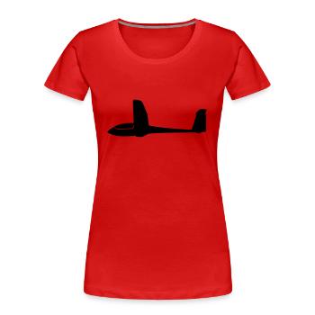 astircs - Frauen Premium Bio T-Shirt - Rot - Vorne - Mia (176cm)