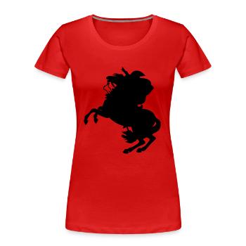 Napoleon Bonaparte - Frauen Premium Bio T-Shirt - Rot - Vorne - Mia (176cm)