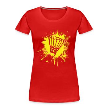 Sport - Frauen Premium Bio T-Shirt - Rot - Vorne - Mia (176cm)