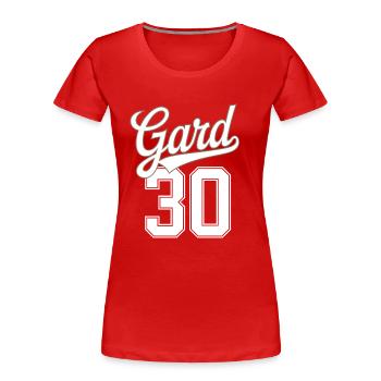 Gard 30 - T-shirt bio Premium Femme - rouge - Devant - Mia (176cm)
