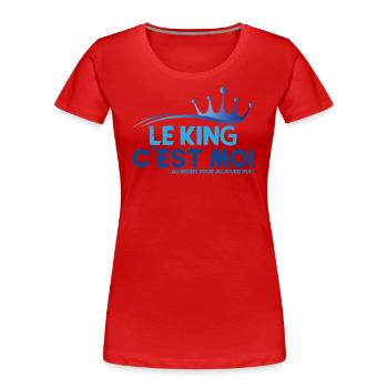 Fête des rois, Cadeau pour la fête des rois !! - T-shirt bio Premium Femme - rouge - Devant - Mia (176cm)