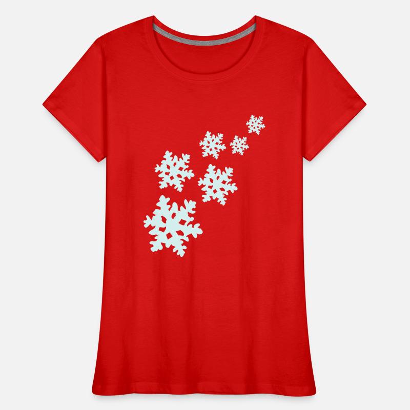 flocon de neige T-shirt bio Premium Femme