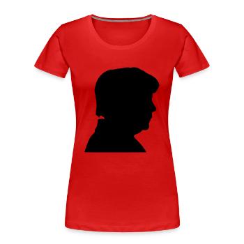 angie - Women's Premium Organic T-Shirt - red - Front - Mia (176cm)
