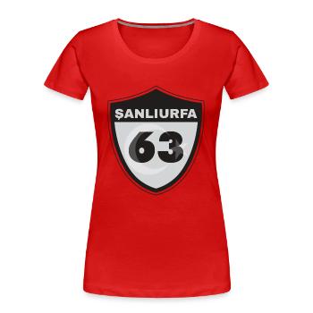 Şanlıurfa - Women's Premium Organic T-Shirt - red - Front - Mia (176cm)