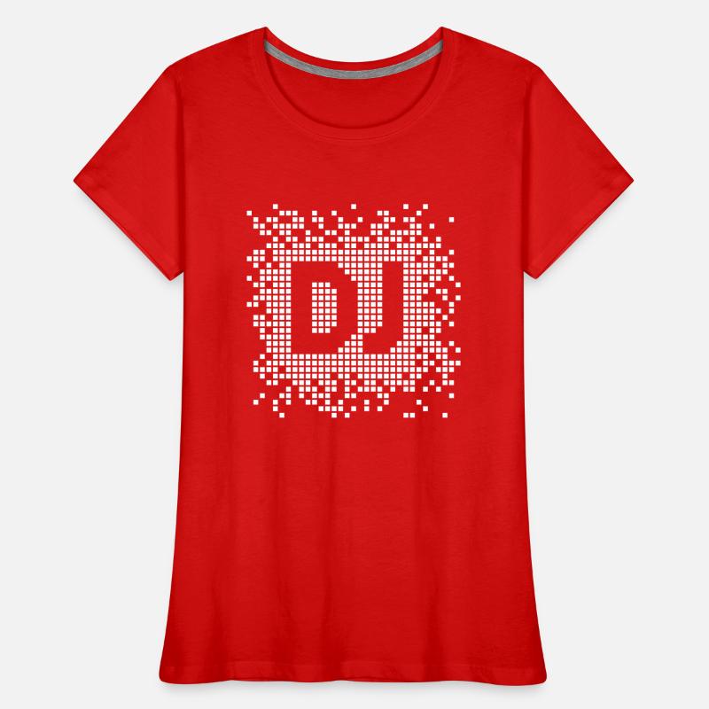 DJ Pixel T-shirt bio Premium Femme