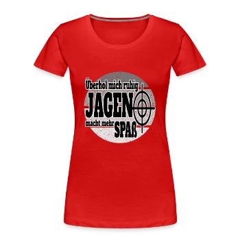 Autofahrer Raser Schnell fahren - Frauen Premium Bio T-Shirt - Rot - Vorne - Mia (176cm)