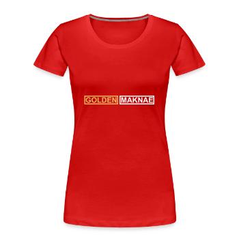 KPOP golden maknae K-POP K POP - Frauen Premium Bio T-Shirt - Rot - Vorne - Mia (176cm)