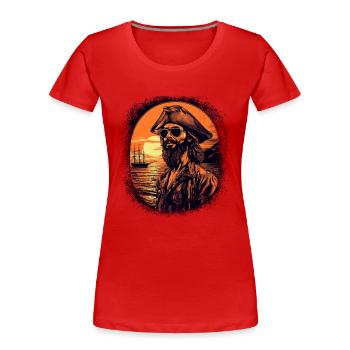 Chef Quote The Custom Birthday Jokes Funny Sayings - Women's Premium Organic T-Shirt - red - Front - Mia (176cm)