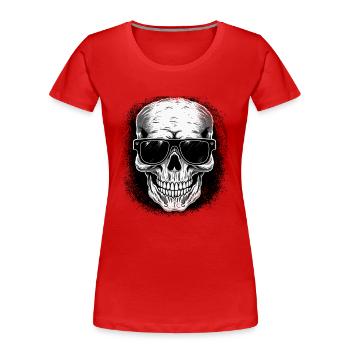 citation cage d’anniversaire génial amusant cadeau effrayant amour - T-shirt bio Premium Femme - rouge - Devant - Mia (176cm)