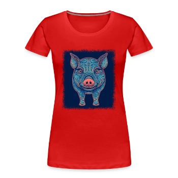 animal lover quote animal rights activists - Frauen Premium Bio T-Shirt - Rot - Vorne - Mia (176cm)