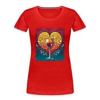 activist tshirts lgbtqi and lgbt bear quote bday - Frauen Premium Bio T-Shirt - Rot - Vorne - Mia (176cm)