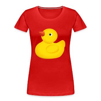 bath bath bathtub bathtub shower shower36 - Women's Premium Organic T-Shirt - red - Front - Mia (176cm)