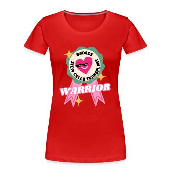 Chirurgie des cellules souches guerriers de la greffe de moelle osseuse - T-shirt bio Premium Femme - rouge - Devant - Mia (176cm)