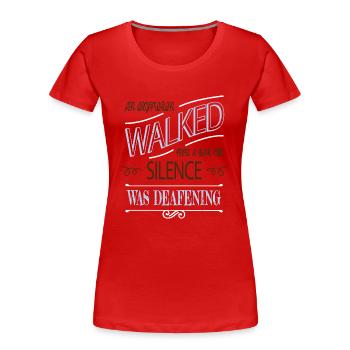 Blogueur Costume Éditeur Dictons Drôles Livre de Cyclisme - T-shirt bio Premium Femme - rouge - Devant - Mia (176cm)