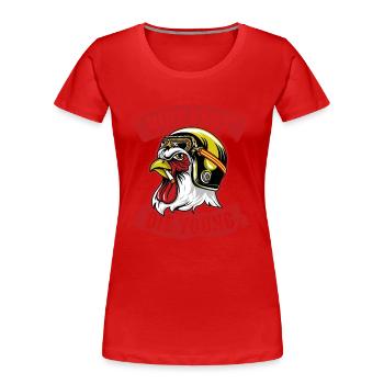 Ride fast and die young - Women's Premium Organic T-Shirt - red - Front - Mia (176cm)