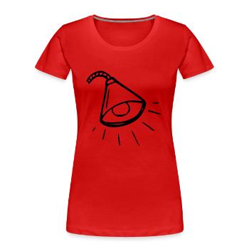 sofa couch chair table chair table lamp lamp lamp benc - Women's Premium Organic T-Shirt - red - Front - Mia (176cm)