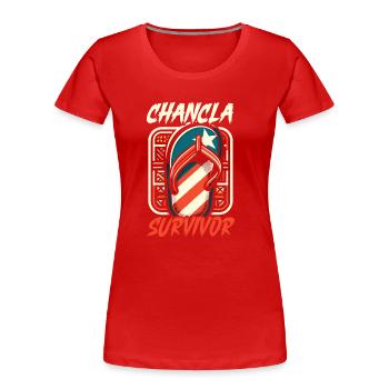 Puerto Rico Flagge Land Nationalität Pr Boricua - Frauen Premium Bio T-Shirt - Rot - Vorne - Mia (176cm)
