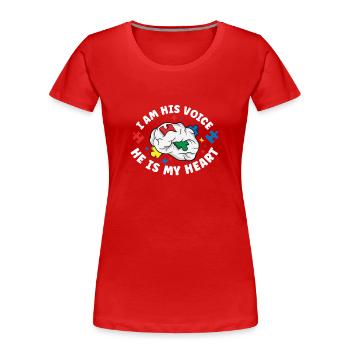 Autism Awareness Autism Disease Autistic Gift - Frauen Premium Bio T-Shirt - Rot - Vorne - Mia (176cm)