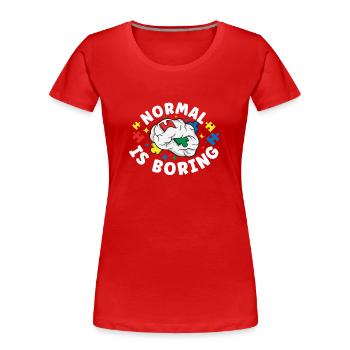 Autism Awareness Autism Disease Autistic Gift - Frauen Premium Bio T-Shirt - Rot - Vorne - Mia (176cm)