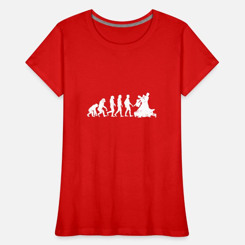 Waltz evolution dance dancing dancer gift couple Women's Premium Organic T-Shirt
