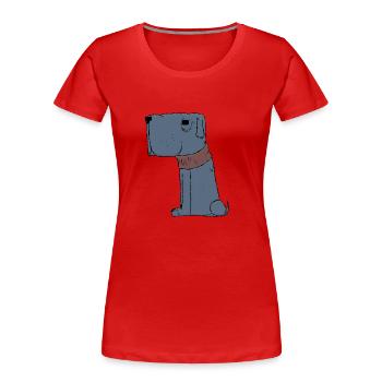 Raphael Lartigues - Frauen Premium Bio T-Shirt - Rot - Vorne - Mia (176cm)