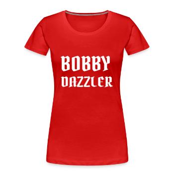 OAK ISLAND / TREASURE HUNTING: Bobby Dazzler - Frauen Premium Bio T-Shirt - Rot - Vorne - Mia (176cm)