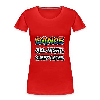 LGBTQIA+ - Women's Premium Organic T-Shirt - red - Front - Mia (176cm)