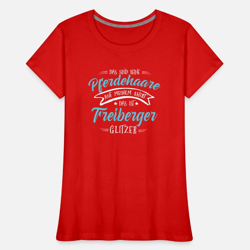 Freiberger Pferd Frauen Premium Bio T-Shirt