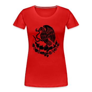 mexico - Frauen Premium Bio T-Shirt - Rot - Vorne - Mia (176cm)