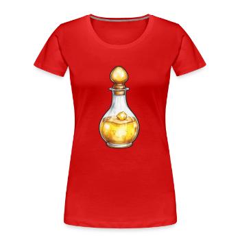 Ästhetisches Zaubertrank Gaming Design Streetwear - Frauen Premium Bio T-Shirt - Rot - Vorne - Mia (176cm)