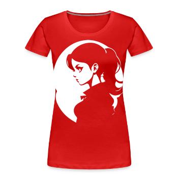 Batcave Girl Dark Fairytale Goth Okkulte Frauen Got - Frauen Premium Bio T-Shirt - Rot - Vorne - Mia (176cm)