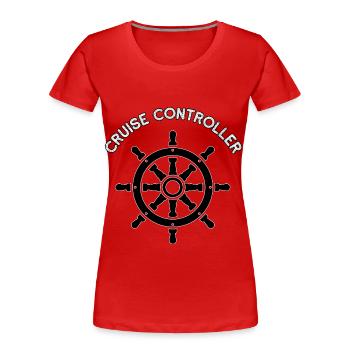 Tempomat | Wasser-Kommando - Frauen Premium Bio T-Shirt - Rot - Vorne - Mia (176cm)